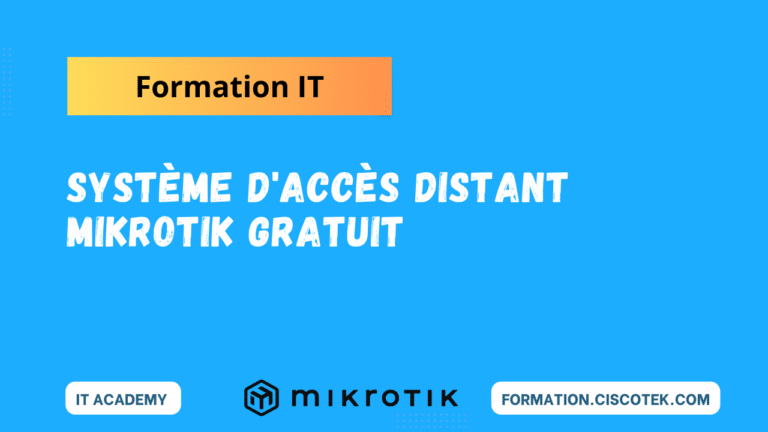 Système d&rsquo;accès distant Gratuit Mikrotik-PC-Serveur-Phone