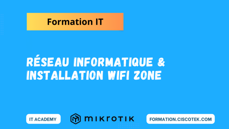 Réseaux Mikrotik – Installation de Wifi-Zone